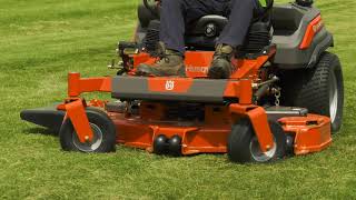 How to Use amp Operate a Commercial Zero Turn Gas Lawn Mower  Husqvarna [upl. by Helga]