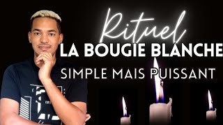 Le rituel de la bougie🕯️Simple mais puissant✨Je vous dis tout ❗RituelMagique BougieBlanche 👀200k👍 [upl. by Hose]