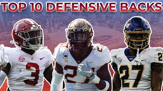 Top 10 Defensive Backs of the 2024 NFL Draft [upl. by Catina]