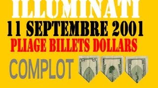 Pliage billets dollars du 11 septembre 2001 [upl. by Elyagiba]