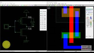 Inverter Layout using Microwind Layout Editor  LEdit [upl. by Noiemad118]