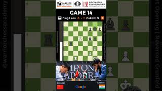 GAME 14  FIDE World Championship 2024  DingGukesh worldchesschampionship chessgame [upl. by Groveman807]