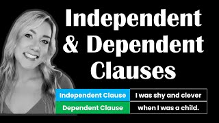 Independent VS Dependent Clauses  English Grammar Lesson for Beginners [upl. by Shina731]