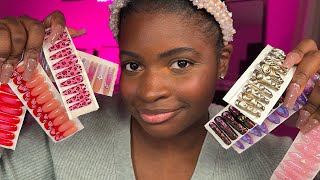 ASMR Rating My PressOn Nails 💅🏾 [upl. by Anabelle]