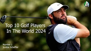 Top 10 Golf Players In The World 2024 [upl. by Hareenum]