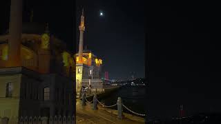 Ortaköy Mosque Night Walk ortakoy shorts bosphorus [upl. by Zetniuq2]