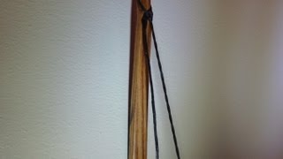 How to make a flemish bow string with timber hitch [upl. by Kenaz494]