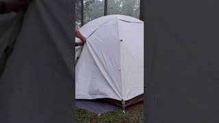 Solo camping Relaxing sound forest  heavy rain  ASMR [upl. by Jasisa]