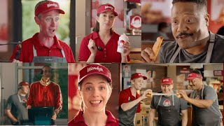 Wendys Commercials Compilation All Funny Biggie Bag Ads Review [upl. by Iaka]