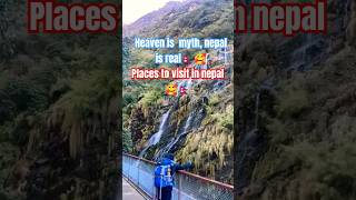 Places to visit in nepal 🥰🥰💯heaven place nepal nepali shortvideo viralshorts hiking nepal [upl. by Ailimat]