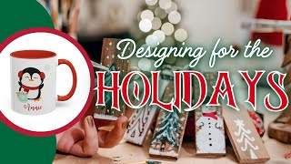 Designing for the Holidays  LIVE Webinar for the Printify POD Rockstars Group [upl. by Eentruok169]