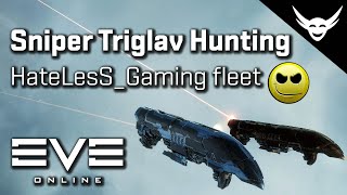 EVE Online  Triglavian Hunting Sniper fleets [upl. by Anilave95]