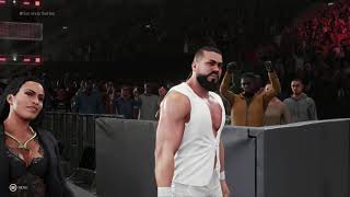 WWE 2K19 ANDRADE ALMAS wZelina Vega ENTRANCE [upl. by Nura883]