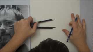 Portrait Drawing for Beginners  Part 1  The Layout [upl. by Ydnam]