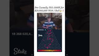 bro will never work AGAINstake plinko roulette shorts short viral casino slots [upl. by Amsirak]