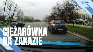 Prawo jazdy Linia  Ciężarówka zawraca na zakazie [upl. by Delila]