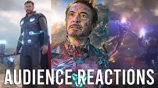 Avengers Infinity War amp Endgame  Best Scenes  Audience Reactions [upl. by Anen]