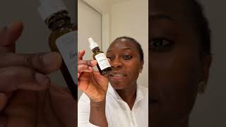 The ordinary Caffeine Eye serumtheordinary stressfree eyebags nightroutine skincare [upl. by Aisayt]