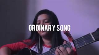 Ordinary Song  Marc Velsaco guitar cover Girl version  Erikka Yumul [upl. by Naoma]