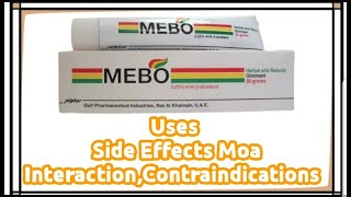 Mebo ointment for skin burnserythmea uses and side effects review  Medic Health [upl. by Alwitt]