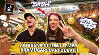 AKHIRNYA KETEMU TEMEN DARI DUBAI PRAMUGARI EMIRATES   OmeTV RealLife [upl. by Innattirb]