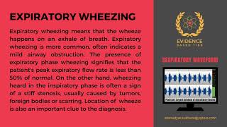 EXPIRATORY WHEEZE  PULMONARY SOUNDS  PROJECT CPAT  DOCTOR SUKHERA GOLD MEDALIST [upl. by Gabbie]