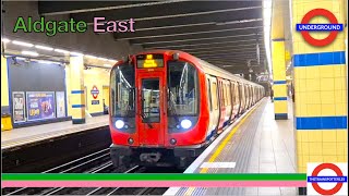 London Underground Action at Aldgate East Station 19062022 [upl. by Amitarp]