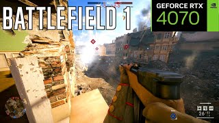 BATTLEFIELD 1  GAMEPLAY  RTX4070  1440p [upl. by Anniram]