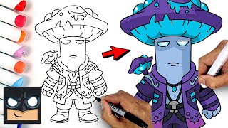 How To Draw Madcap  Fortnite Season 8 [upl. by Jeggar166]