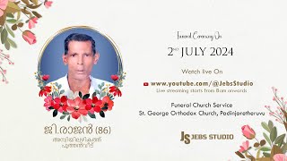 GRAJAN 86  Ambiyilazhikathu Puthen Veedu II Funeral Ceremony II 02072024 II JEBS STUDIO [upl. by Scoter]