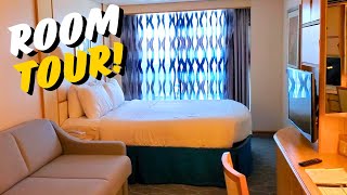 Royal Caribbean Balcony Stateroom  Navigator of the Seas Room Tour [upl. by Bridie]