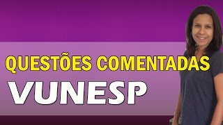 Questões Comentadas de Português Vunesp  Vídeo Demonstrativo [upl. by Shell]