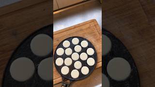 Poffertjes 🥞 poffertjes recipe shortvideo easy [upl. by Animlehliw59]