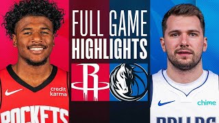 ROCKETS at MAVERICKS  FULL GAME HIGHLIGHTS  April 7 2024 [upl. by Adlen]