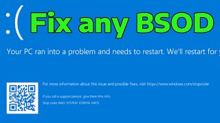 Ultimate Guide Fix Any Blue Screen Of Death BSOD On Windows 111087 [upl. by Ennasor799]