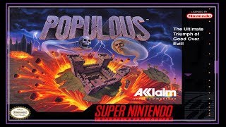 SNES Super Side Quest  Game  5  Populous 116 [upl. by Inaj]