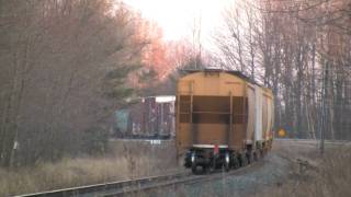 HD Train Video of Canadian Pacific in Southern Ontario [upl. by Deeanne]