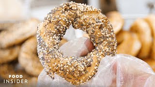 How St Viateur Makes Its Iconic MontrealStyle Bagels [upl. by Eelirrem]