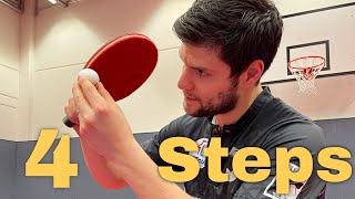 4 Steps with Dimitrij Ovtcharov to learn the Worlds Best Tomahawk Serve [upl. by Names534]