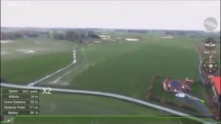 Best range BEBOP 2 without Skycontroller 14498 ft 4415 métres [upl. by Notsnarc657]