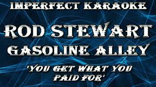 Rod Stewart karaoke  Gasoline Alley [upl. by Orravan]