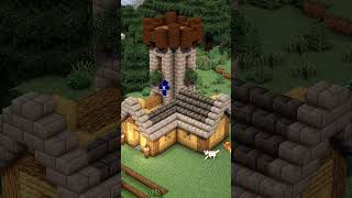 Minecraft Starter Castle🏰 minecraft [upl. by Htebharas562]