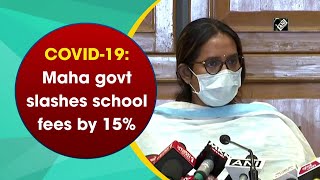 COVID19 Maharashtra govt slashes school fees by 15 [upl. by Edsel88]