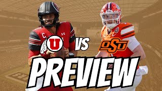 UTAH VS OKLAHOMA STATE PREVIEW amp PREDICTION  2024 WEEK 4 [upl. by Inman]