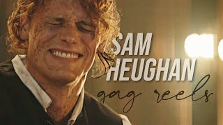 Sam Heughan messing up his lines  Outlander [upl. by Edora]