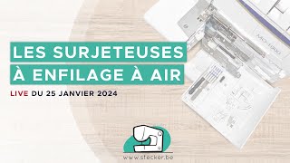 Comment fonctionne lenfilage à air sur une surjeteuse [upl. by Euginimod]