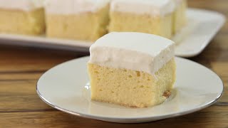 How to Make Tres Leches Cake Easy Recipe Pastel de 3 Leches [upl. by Adalai225]