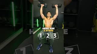 The BEST Way To Do A Shoulder Press 3 Steps [upl. by Ryan]