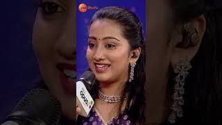 Abhigna’s Flower Guess Game Cheppagaluthundha  SAREGAMAPA Telugu shorts Sun 830PM  Zee Telugu [upl. by Gwen]