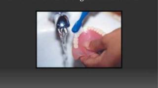 CNA Skill  Cleaning Dentures [upl. by Aldin]